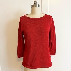 Ralph Lauren Vibrant Red Crew Neck Sweater